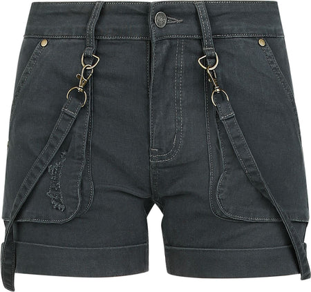 Short  de Black Premium by EMP - 27 à 31 - pour Femme - gris - Black Premium by EMP