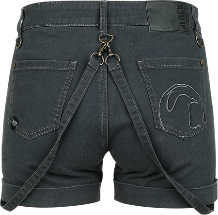 Short  de Black Premium by EMP - 27 à 31 - pour Femme - gris - Black Premium by EMP - View 2