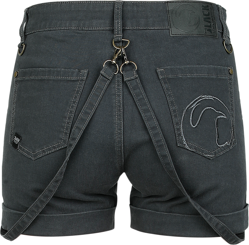 Short  de Black Premium by EMP - 27 à 31 - pour Femme - gris - Black Premium by EMP - View 2