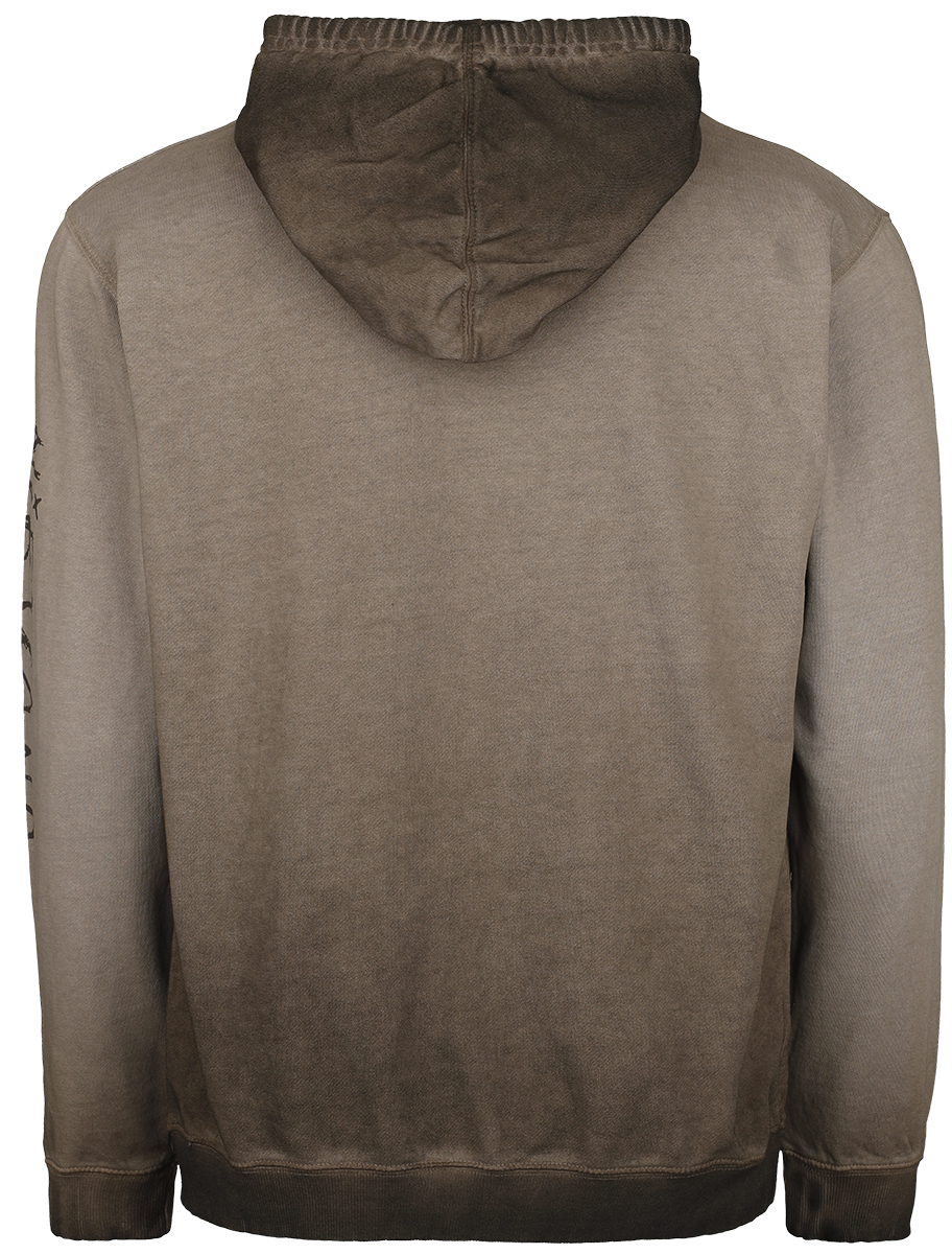 Sweat-shirt à capuche  de Nirvana - Smiley Logo - S à XXL - pour Homme - marron - Nirvana - View 2