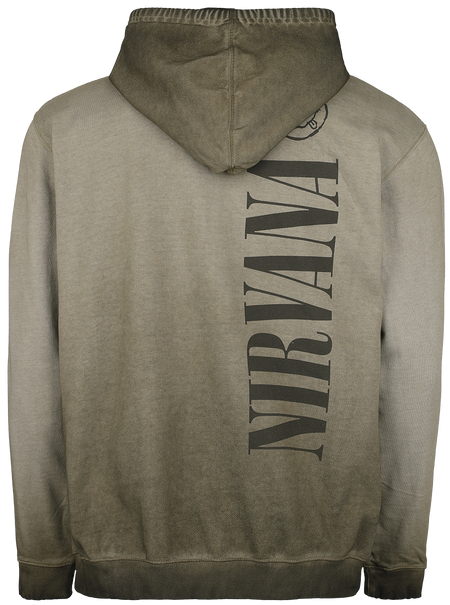 Sweat-shirt à capuche  de Nirvana - Yellow Smiley - M à XXL - pour Homme - vert - Nirvana - View 2