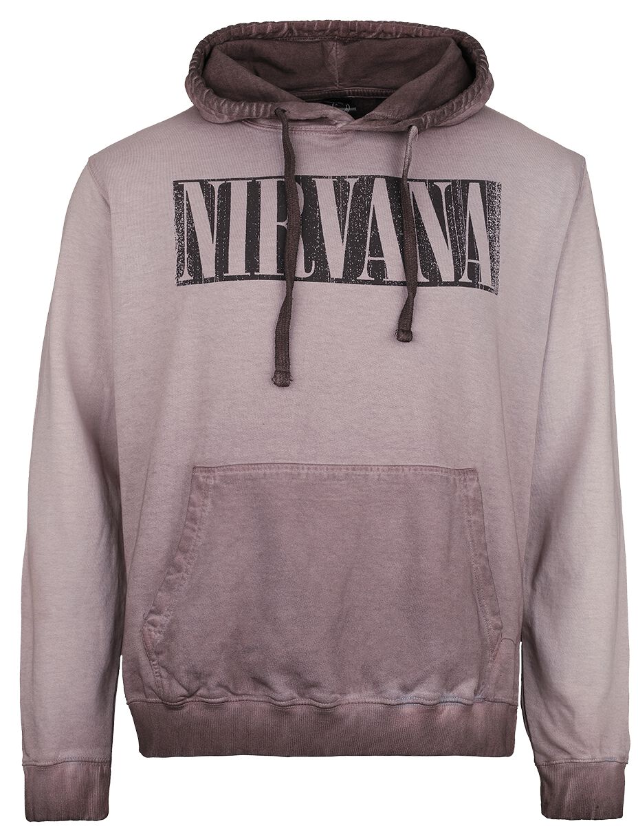 Sweat-shirt à capuche  de Nirvana - Band Photo - S à XXL - pour Homme - violet - Nirvana