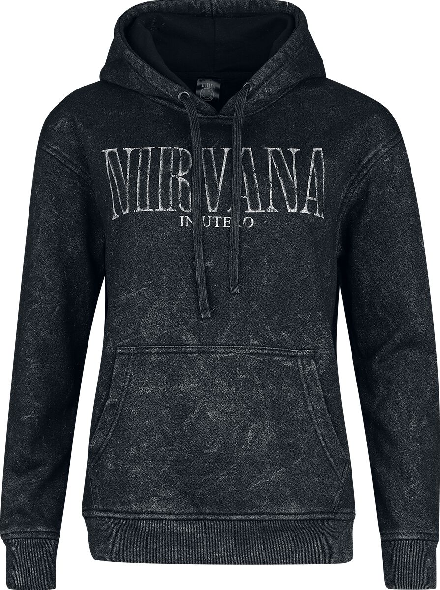 Sweat-shirt à capuche  de Nirvana - In Utero - S à XXL - pour Femme - noir - Nirvana