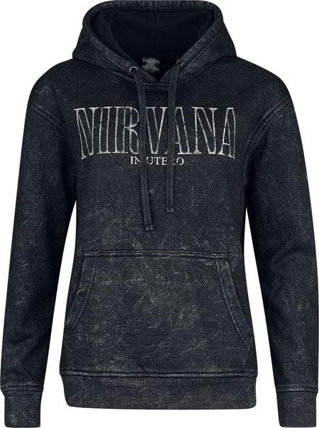 Sweat-shirt à capuche  de Nirvana - In Utero - S à XXL - pour Femme - noir - Nirvana