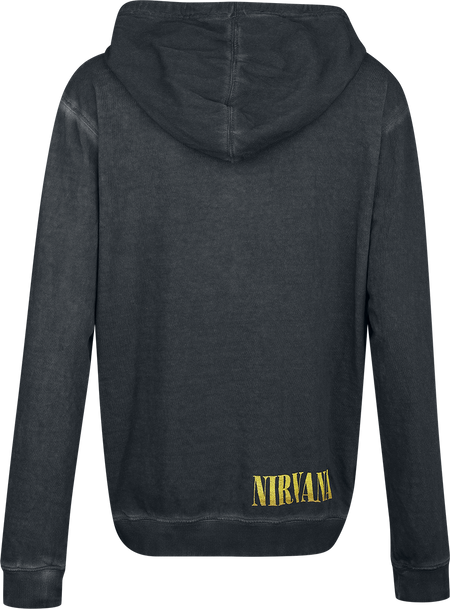 Sweat-shirt à capuche  de Nirvana - Smiley - S à XXL - pour Femme - noir - Nirvana - View 2