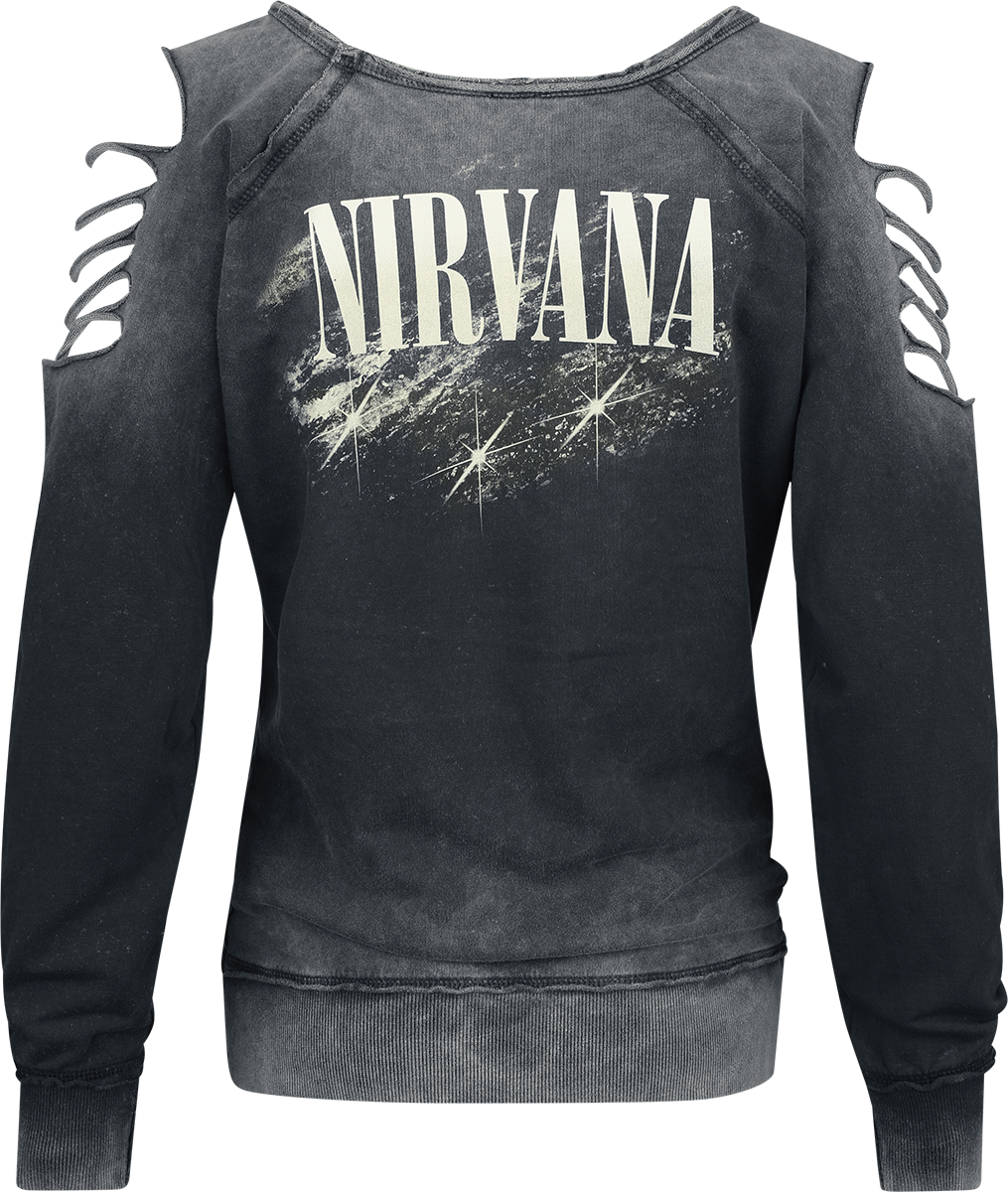 Sweat-shirt  de Nirvana - Coloured Angels - S à XXL - pour Femme - anthracite - Nirvana - View 2