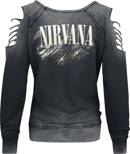 Sweat-shirt  de Nirvana - Coloured Angels - S à XXL - pour Femme - anthracite - Nirvana - View 2