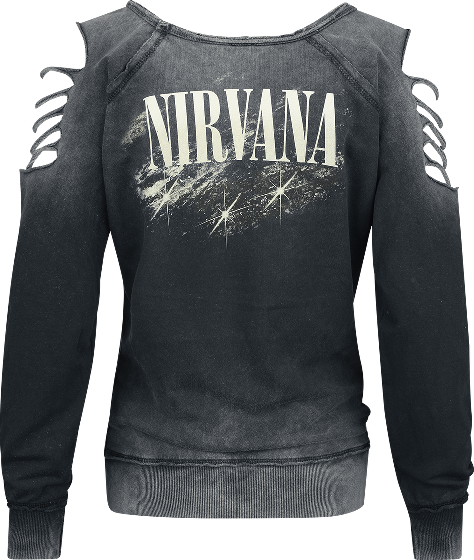 Sweat-shirt  de Nirvana - Coloured Angels - S à XXL - pour Femme - anthracite - Nirvana - View 2