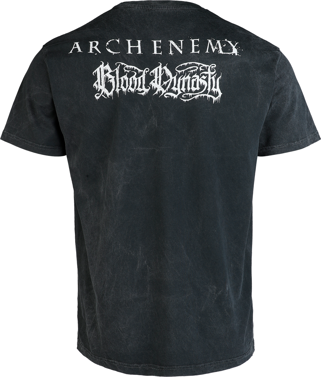 T-Shirt Manches courtes  de Arch Enemy - Family Cards - S à XL - pour Homme - gris - Arch Enemy - View 2