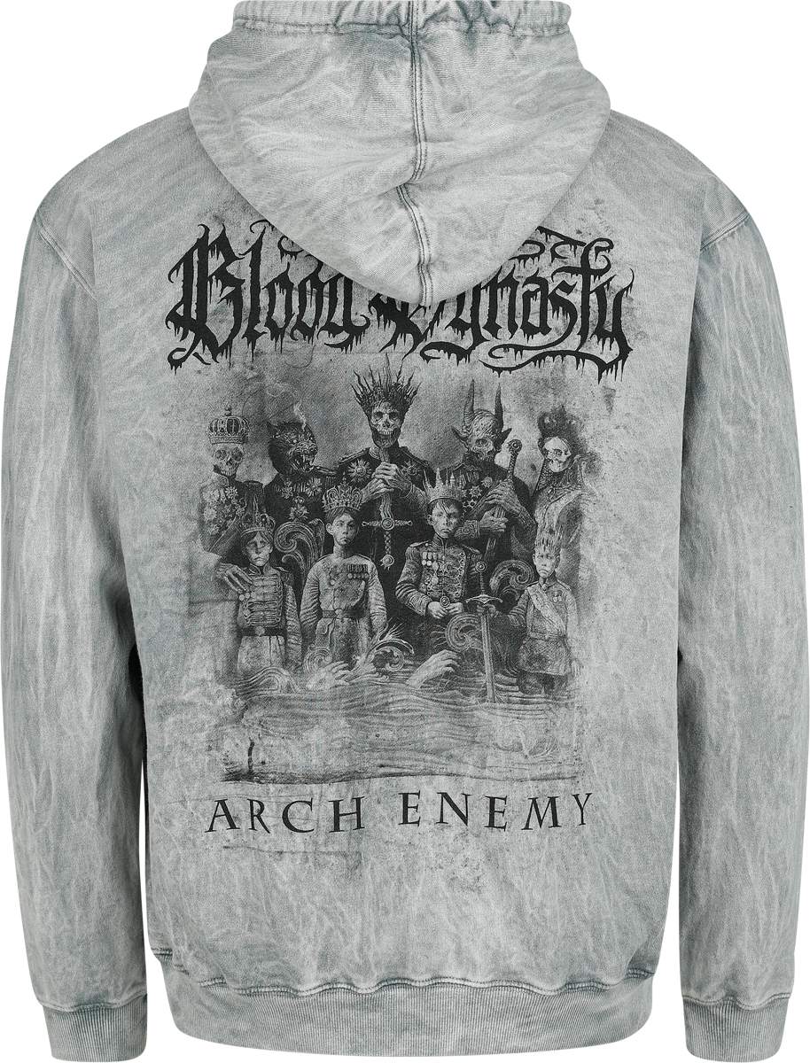 Sweat-shirt à capuche  de Arch Enemy - Family Picture - S à XXL - pour Homme - gris clair - Arch Enemy - View 2