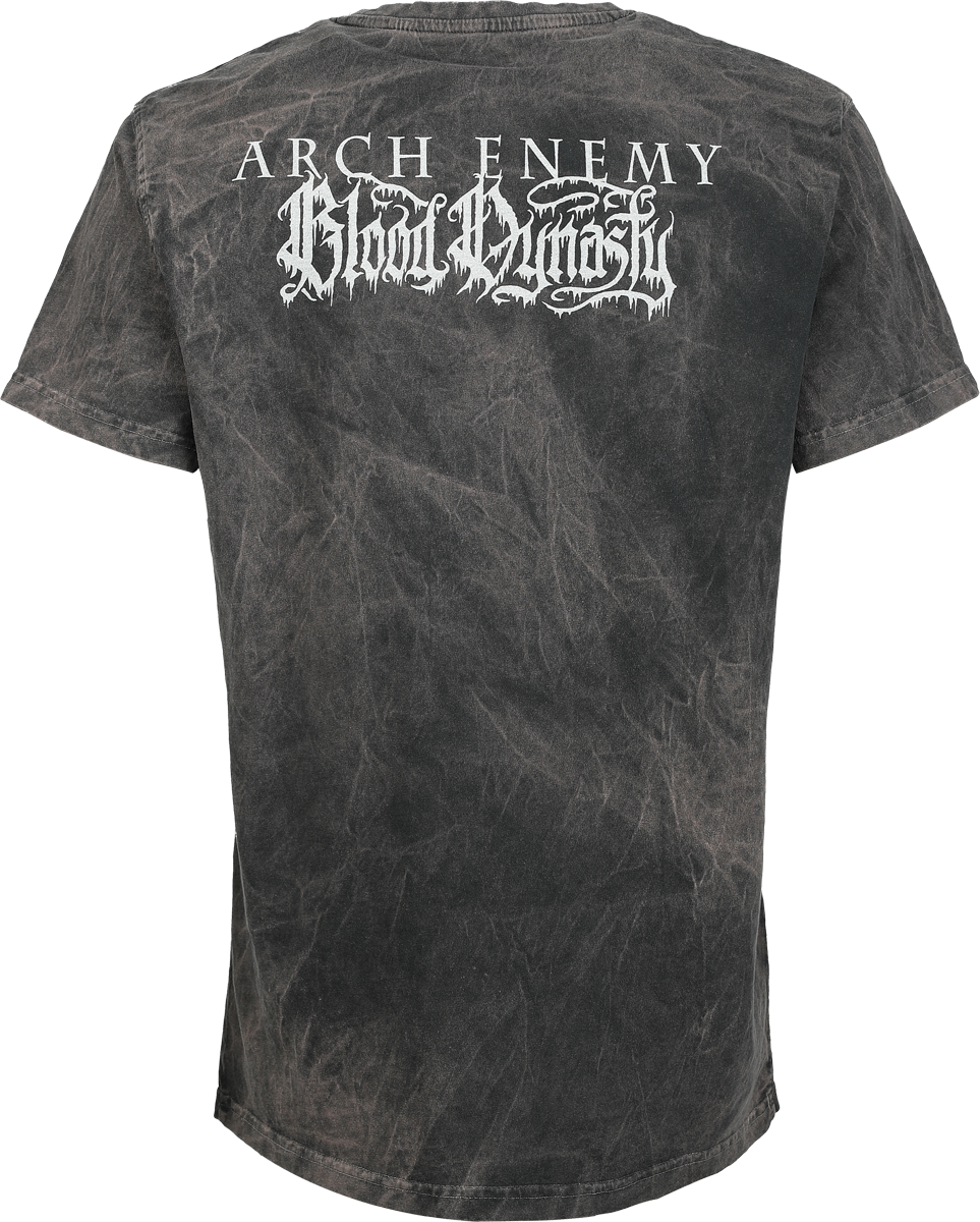 T-Shirt Manches courtes  de Arch Enemy - Bloody Wave - S à M - pour Femme - gris - Arch Enemy - View 2