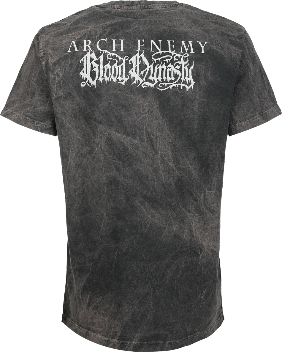 T-Shirt Manches courtes  de Arch Enemy - Bloody Wave - S à M - pour Femme - gris - Arch Enemy - View 2