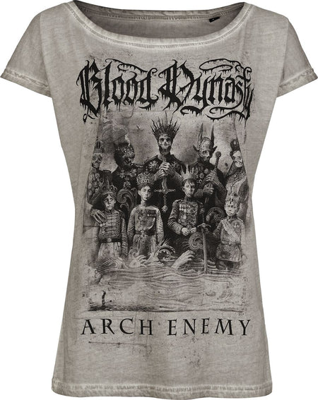 T-Shirt Manches courtes  de Arch Enemy - Family Picture - S à 4XL - pour Femme - gris clair - Arch Enemy