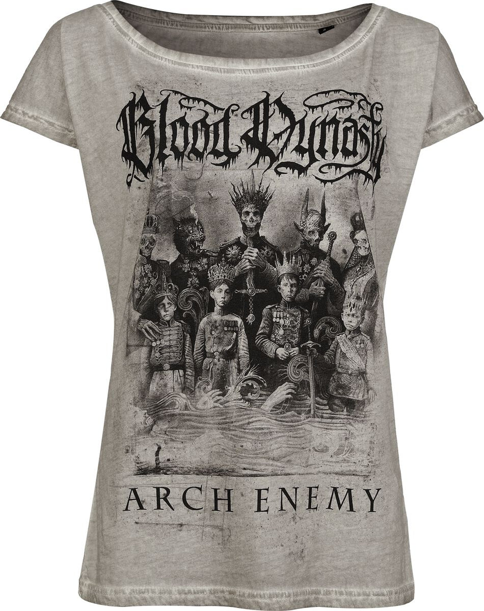 T-Shirt Manches courtes  de Arch Enemy - Family Picture - S à 4XL - pour Femme - gris clair - Arch Enemy