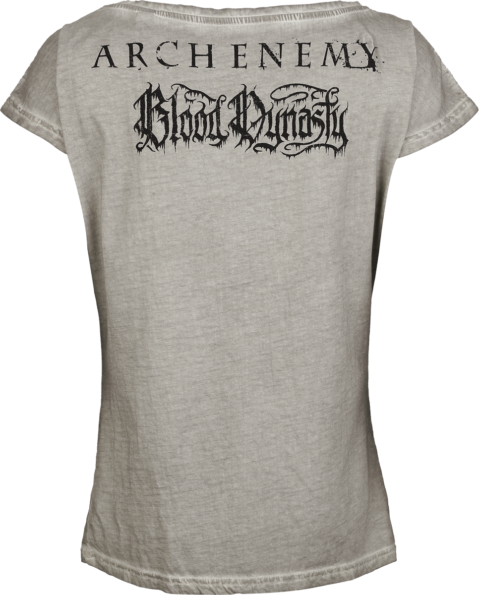 T-Shirt Manches courtes  de Arch Enemy - Family Picture - S à 4XL - pour Femme - gris clair - Arch Enemy - View 2