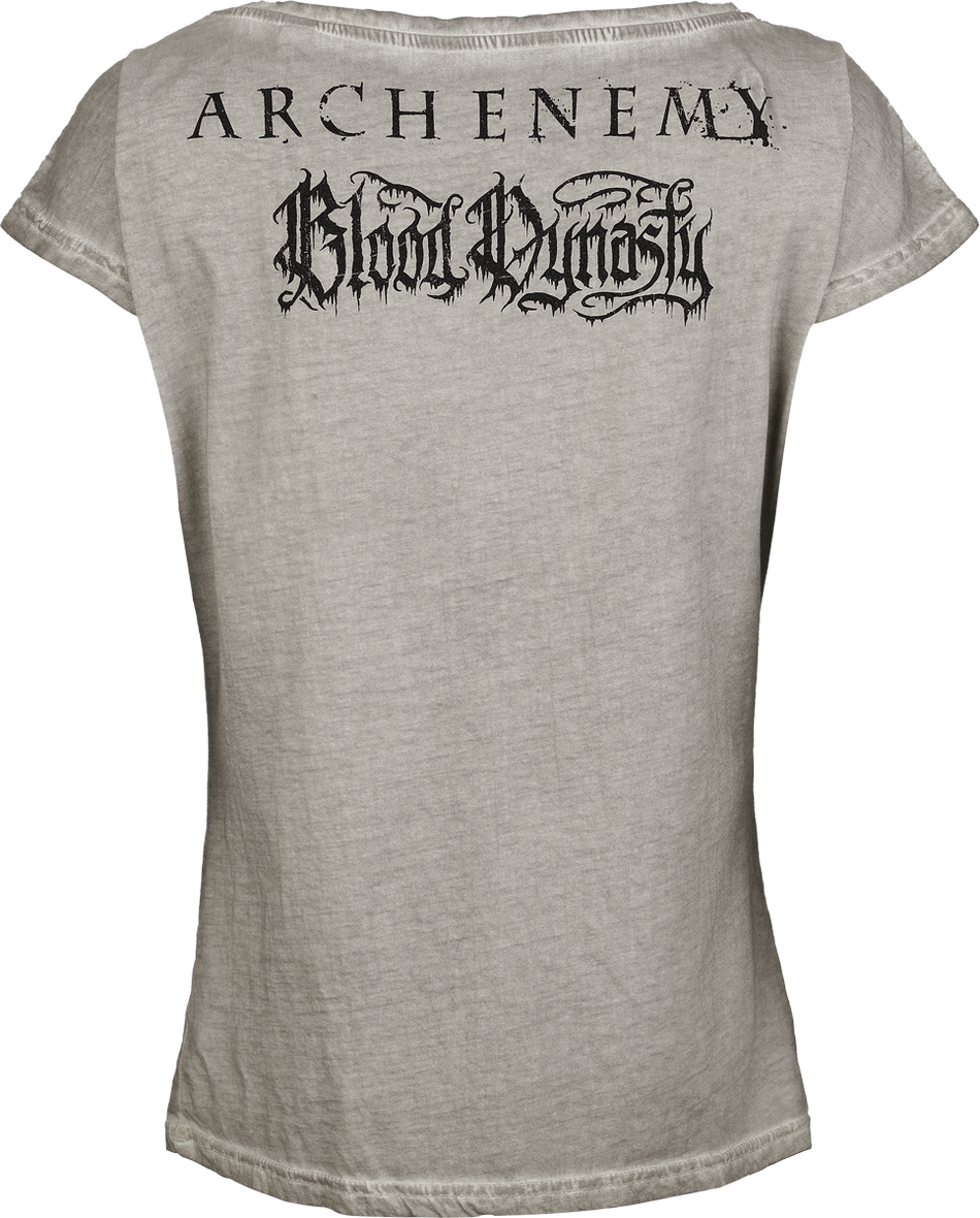 T-Shirt Manches courtes  de Arch Enemy - Family Picture - S à 4XL - pour Femme - gris clair - Arch Enemy - View 2