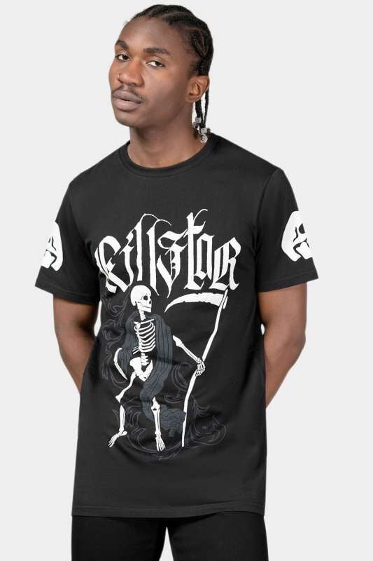 T-Shirt Manches courtes Gothic de Killstar - Danse Macabre - T-Shirt - S à L - pour Homme - noir - Killstar