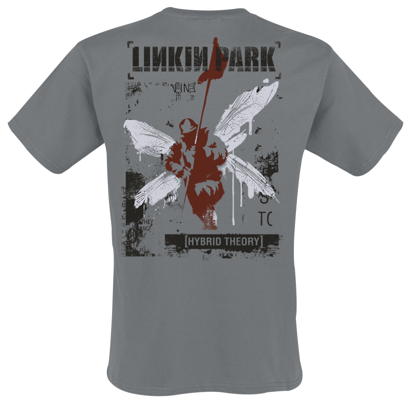 T-Shirt Manches courtes  de Linkin Park - Hybrid Theory - S à XXL - pour Homme - anthracite - Linkin Park - View 2