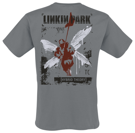 T-Shirt Manches courtes  de Linkin Park - Hybrid Theory - S à XXL - pour Homme - anthracite - Linkin Park - View 2