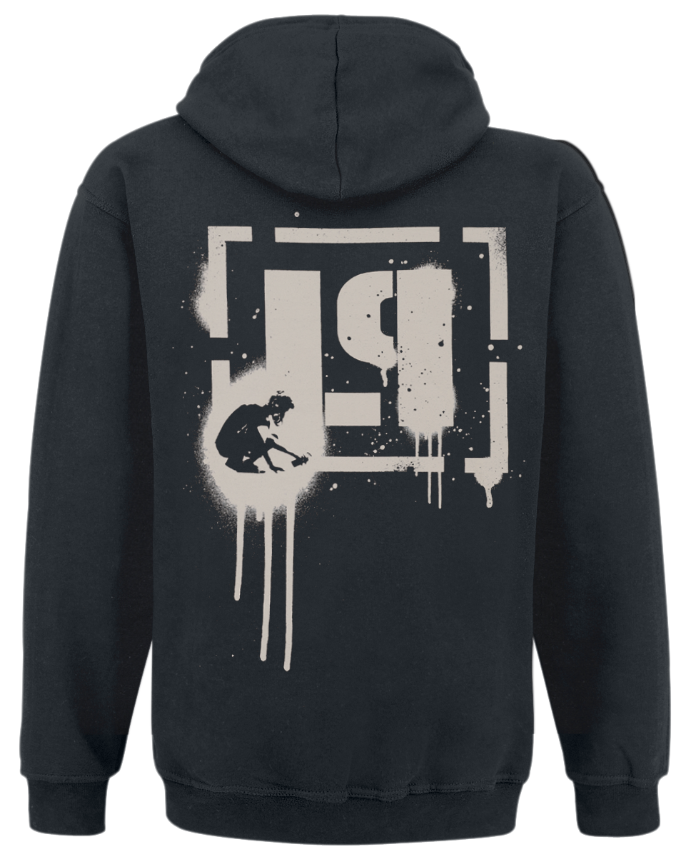 Sweat-shirt à capuche  de Linkin Park - Meteora Spray - S à XXL - pour Homme - noir - Linkin Park - View 2