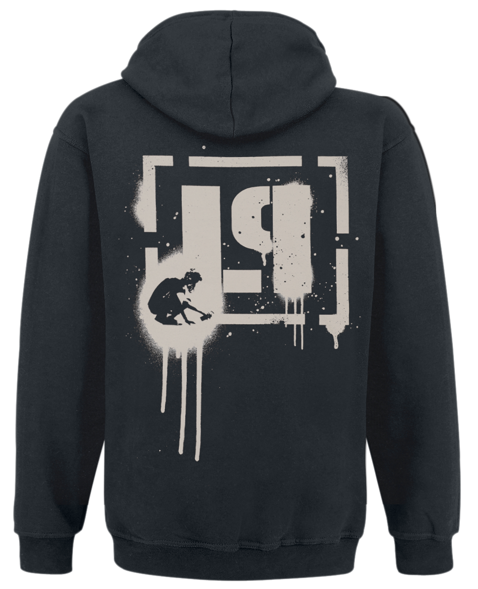 Sweat-shirt à capuche  de Linkin Park - Meteora Spray - S à XXL - pour Homme - noir - Linkin Park - View 2