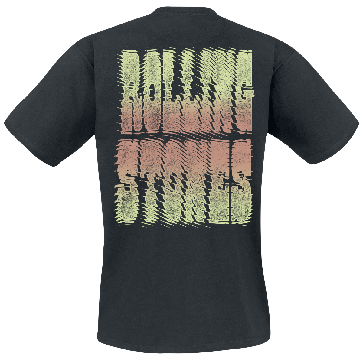 T-Shirt Manches courtes  de The Rolling Stones - Frequency Waves - S à XL - pour Homme - noir - The Rolling Stones - View 2