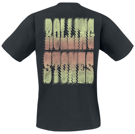 T-Shirt Manches courtes  de The Rolling Stones - Frequency Waves - S à XL - pour Homme - noir - The Rolling Stones - View 2