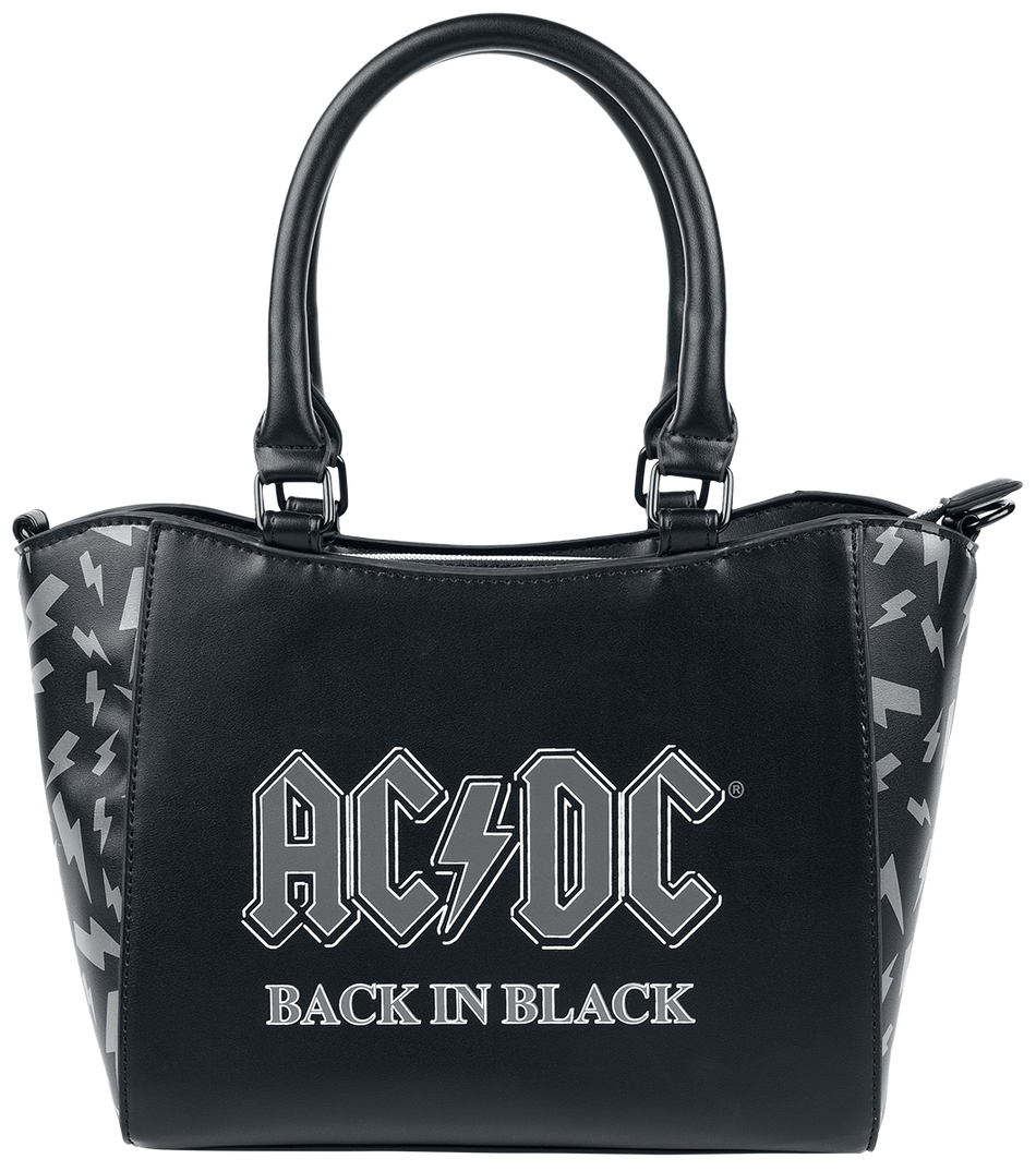 Sac à main  de AC/DC - Back in Black - pour Femme - noir/gris - AC/DC - View 2