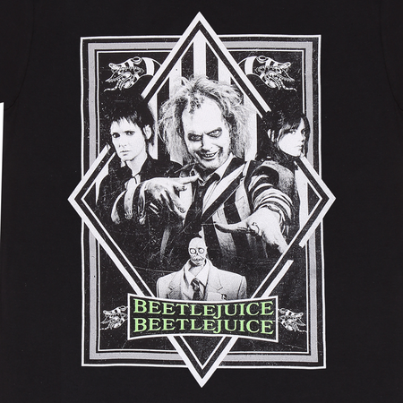 T-Shirt Manches courtes  de Beetlejuice - 2 - Beetlejuice Poster Plain - L à XL - pour Homme - noir - Beetlejuice - View 2
