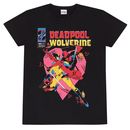 T-Shirt Manches courtes Disney de Deadpool - 3 - Deadpool & Wolverine - True Love - S à XXL - pour Homme - noir - Deadpool