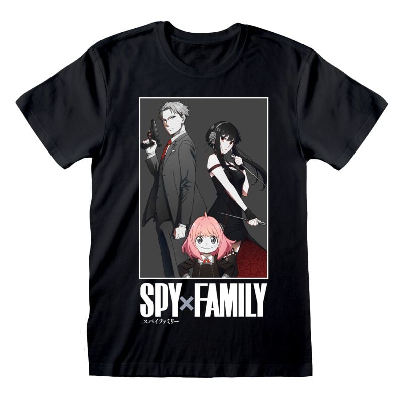 T-Shirt Manches courtes  de Spy x Family - Family Photo - S à XXL - pour Homme - noir - Spy x Family