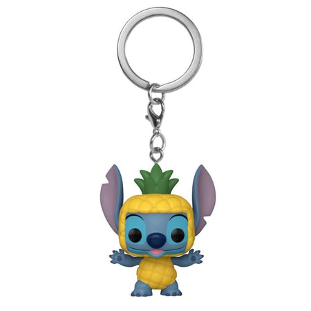 Porte-Clefs Pocket Pop! Disney de Lilo & Stitch - Stitch en Ananas - Pocket Pop! - pour Unisexe - Standard - Lilo & Stitch