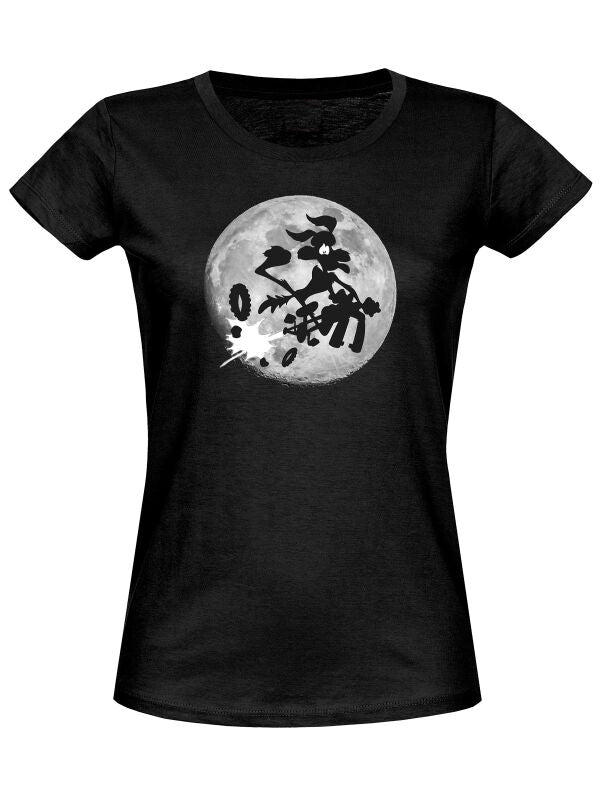 T-Shirt Manches courtes  de Looney Tunes - Coyote - Baamm - M à XXL - pour Femme - noir - Looney Tunes