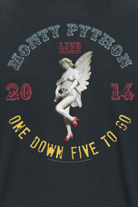 T-Shirt Manches courtes  de Monty Python - Live Angel - S à XL - pour Homme - noir - Monty Python - View 2