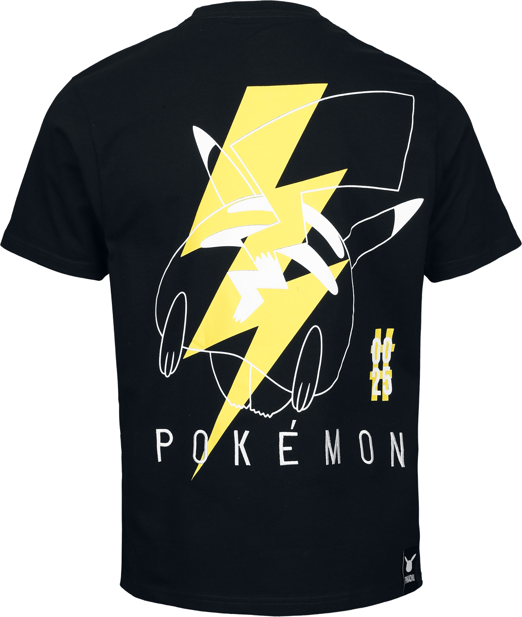 T-Shirt Manches courtes Gaming de Pokémon - S à XXL - pour Homme - noir - Pokémon - View 2