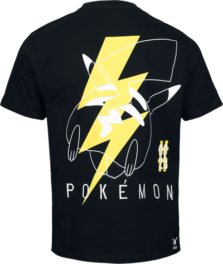 T-Shirt Manches courtes Gaming de Pokémon - S à XXL - pour Homme - noir - Pokémon - View 2