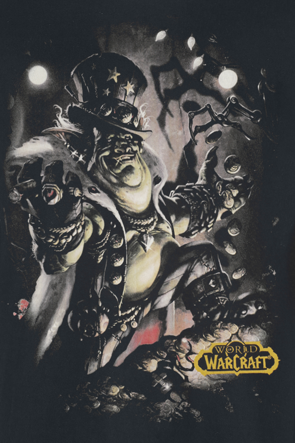 T-Shirt Manches courtes Gaming de World Of Warcraft - Trade Prince - S à M - pour Homme - noir - World Of Warcraft - View 2