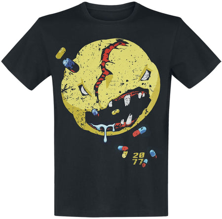 T-Shirt Manches courtes Gaming de Cyberpunk - V Favourite - S à XXL - pour Homme - noir - Cyberpunk