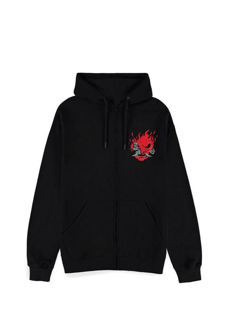 Sweat-shirt zippé à capuche Gaming de Cyberpunk - Edgerunners - Reunion 2020 - S à XL - pour Homme - noir - Cyberpunk