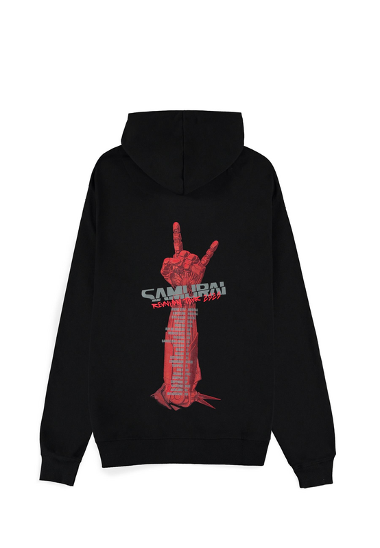 Sweat-shirt zippé à capuche Gaming de Cyberpunk - Edgerunners - Reunion 2020 - S à XL - pour Homme - noir - Cyberpunk - View 2