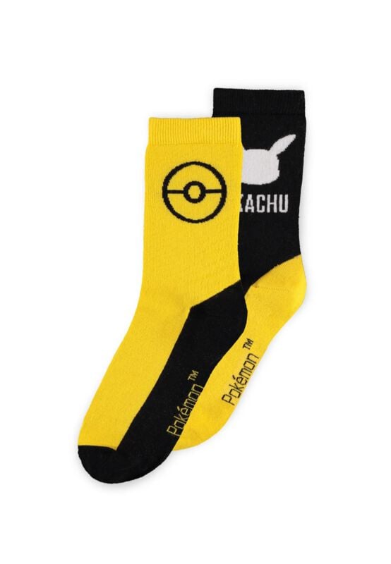 Chaussettes Gaming de Pokémon - Pikachu - Chaussettes - EU 39-42 - pour Unisexe - multicolore - Pokémon