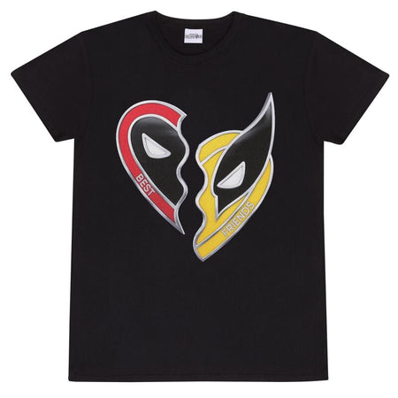 T-Shirt Manches courtes  de Deadpool - Deadpool & Wolverine - Best Friends - S à XXL - pour Homme - noir - Deadpool