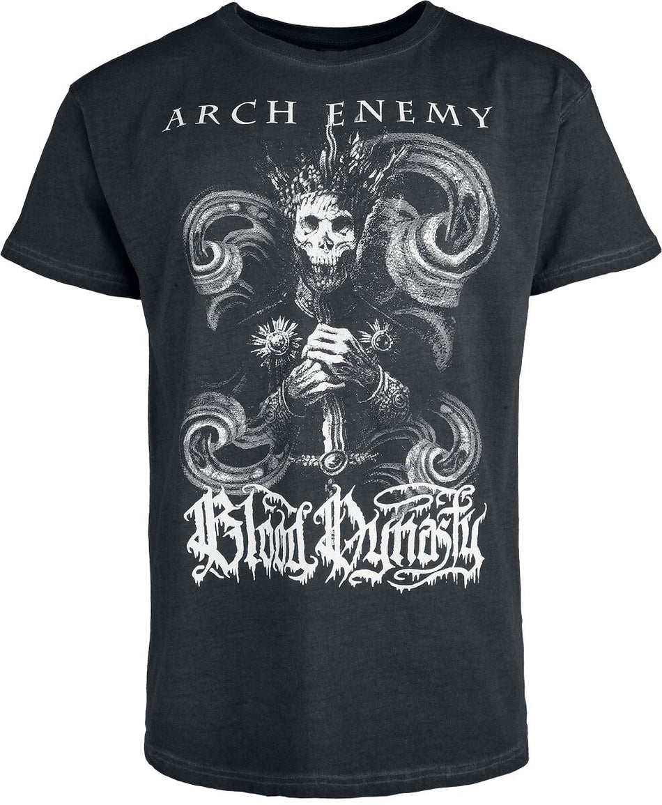 T-Shirt Manches courtes  de Arch Enemy - Bloody Wave - Glow In The Dark - L à 4XL - pour Homme - anthracite - Arch Enemy