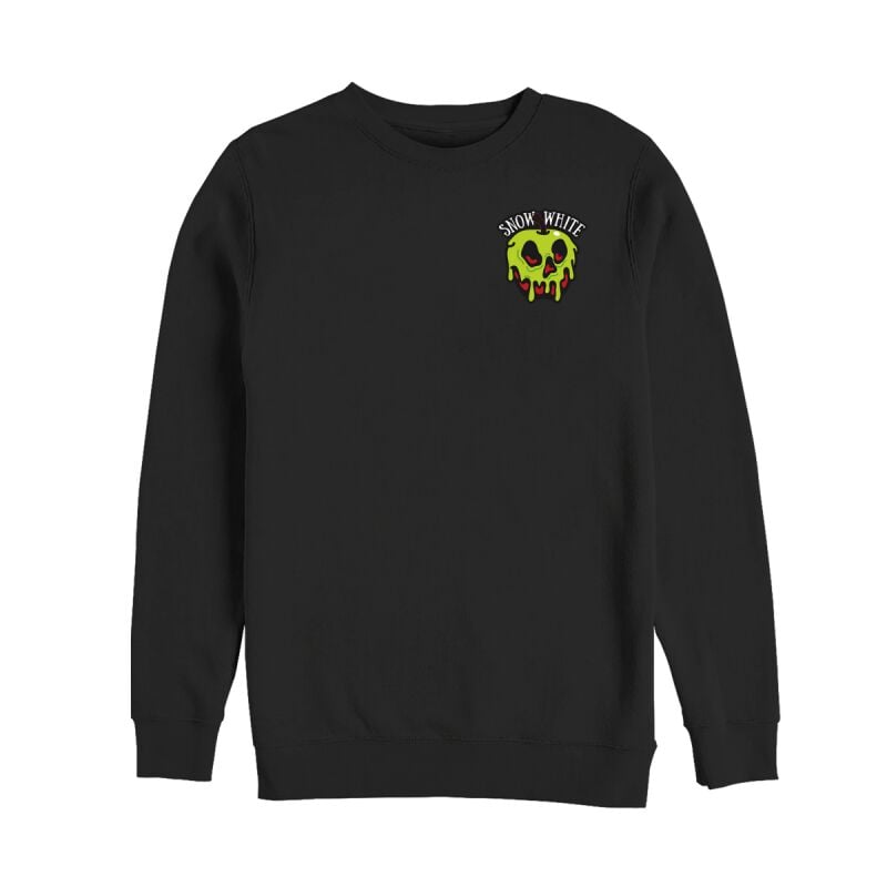 Sweat-shirt Disney de Blanche-Neige Et les Sept Nains - Pomme - S à XL - pour Homme - noir - Blanche-Neige Et les Sept Nains