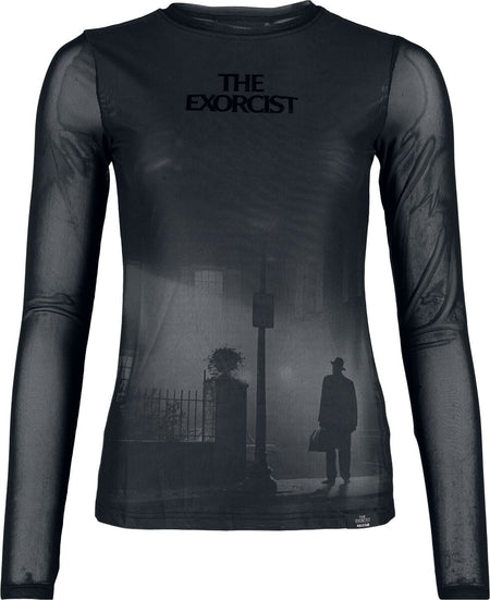 T-shirt manches longues Gothic de The Exorcist by Killstar - Longsleeve Top - XS à 4XL - pour Femme - noir/gris - The Exorcist by Killstar