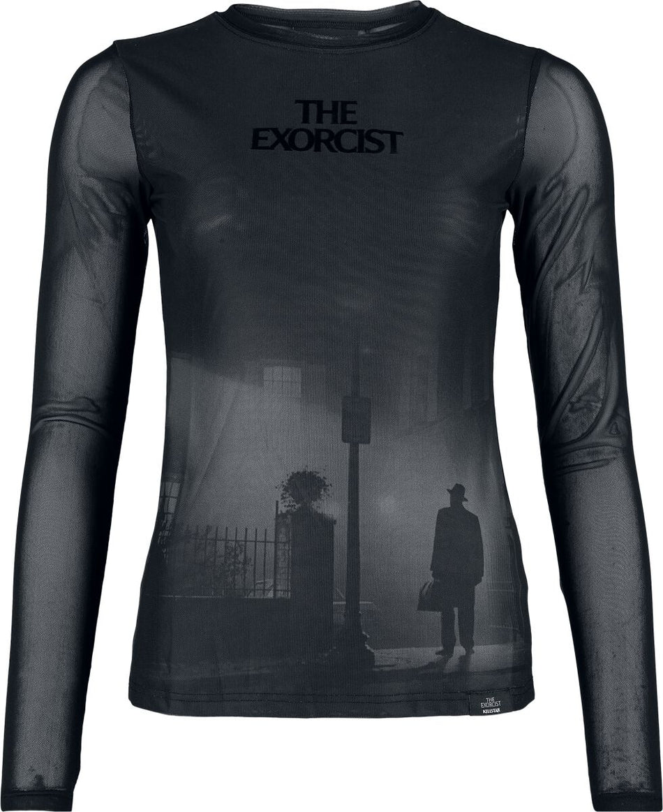 T-shirt manches longues Gothic de The Exorcist by Killstar - Longsleeve Top - XS à 4XL - pour Femme - noir/gris - The Exorcist by Killstar