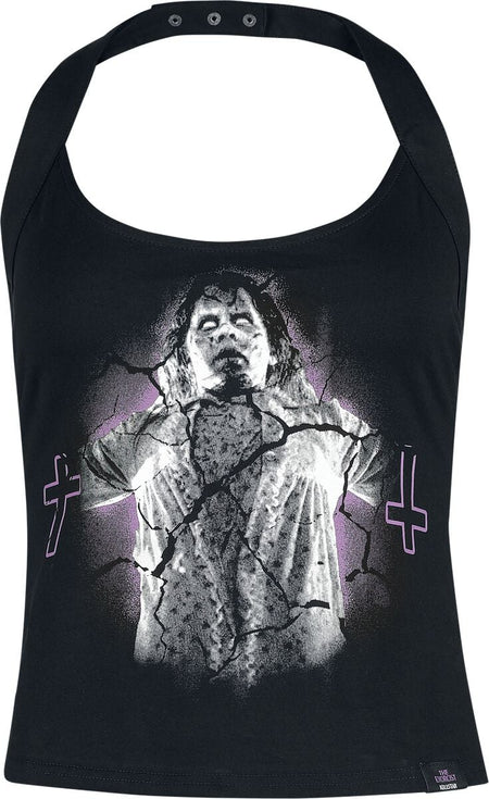 Débardeur Gothic de The Exorcist by Killstar - Unclean Spirit Halter Top - S à 4XL - pour Femme - noir - The Exorcist by Killstar