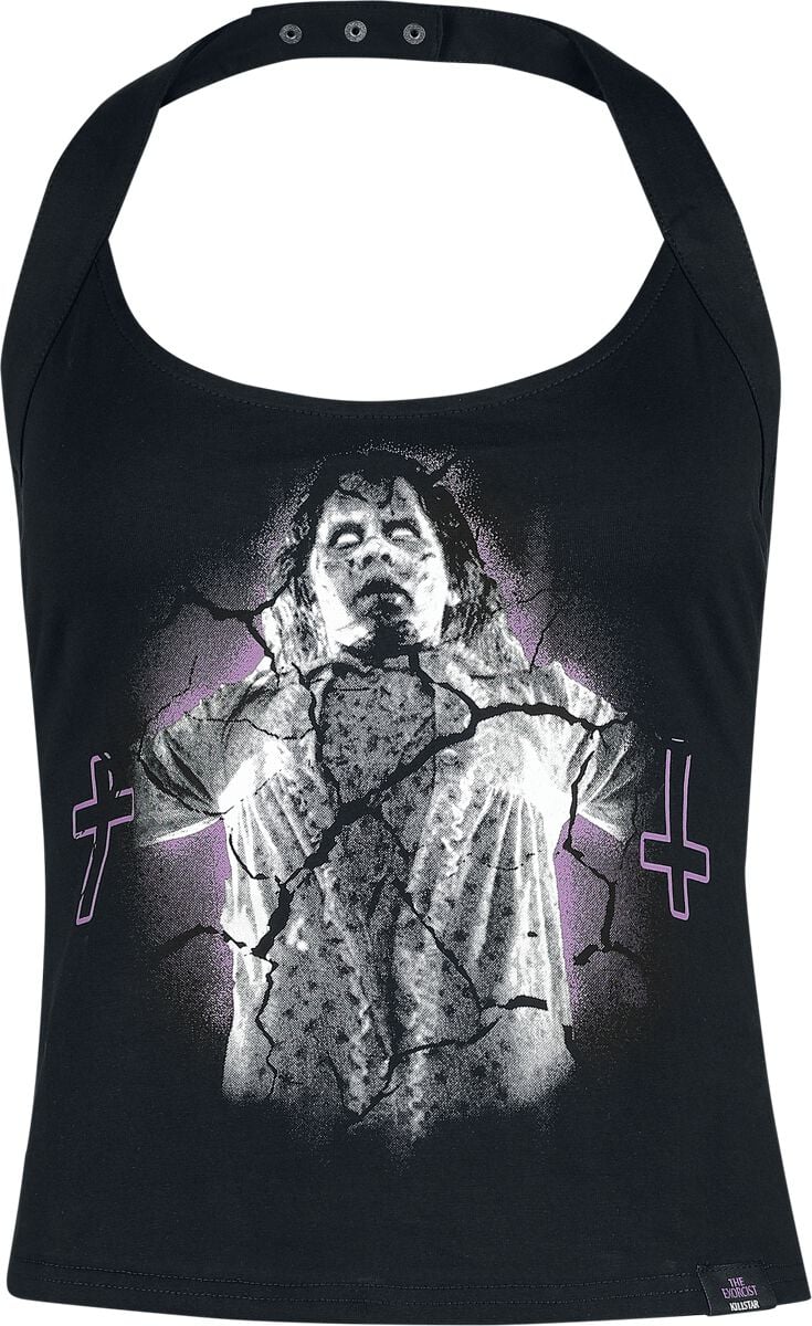 Débardeur Gothic de The Exorcist by Killstar - Unclean Spirit Halter Top - S à 4XL - pour Femme - noir - The Exorcist by Killstar