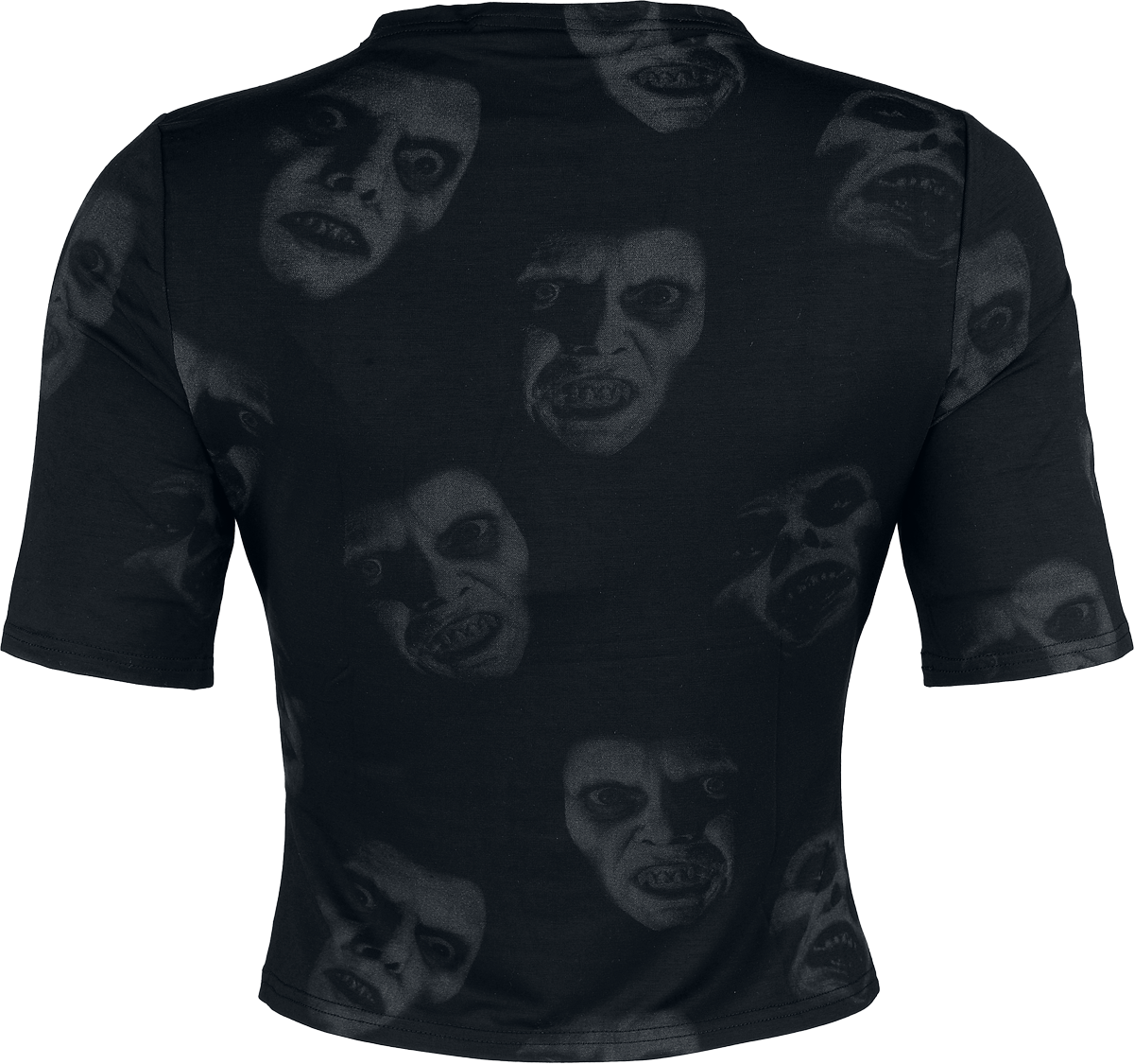 T-Shirt Manches courtes Gothic de The Exorcist by Killstar - Pazuzu Top - S à 3XL - pour Femme - noir/gris - The Exorcist by Killstar - View 2