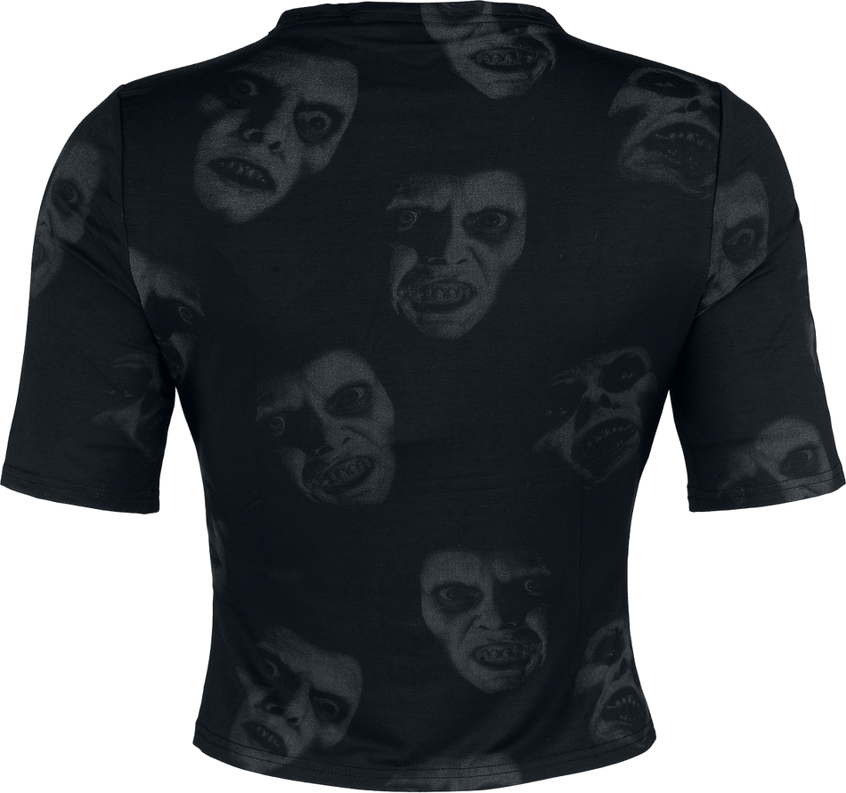 T-Shirt Manches courtes Gothic de The Exorcist by Killstar - Pazuzu Top - S à 3XL - pour Femme - noir/gris - The Exorcist by Killstar - View 2